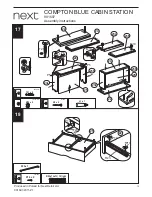 Preview for 14 page of Next Compton Blue Cabin Station Assembly Instructions Manual