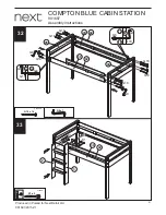 Preview for 22 page of Next Compton Blue Cabin Station Assembly Instructions Manual