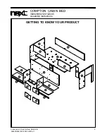 Предварительный просмотр 3 страницы Next COMPTON CABIN BED Assembly Instructions Manual