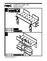 Предварительный просмотр 10 страницы Next COMPTON CABIN BED Assembly Instructions Manual