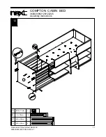 Предварительный просмотр 12 страницы Next COMPTON CABIN BED Assembly Instructions Manual