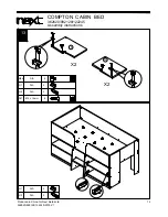 Предварительный просмотр 13 страницы Next COMPTON CABIN BED Assembly Instructions Manual