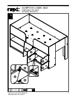 Предварительный просмотр 14 страницы Next COMPTON CABIN BED Assembly Instructions Manual