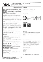 Preview for 4 page of Next COMPTON MIDI SLEEPER Assembly Instructions Manual