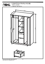 Preview for 15 page of Next COMPTON TRIPLE ROBE Assembly Instructions Manual