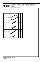 Preview for 4 page of Next COPENHAGEN FIXED 887720 Assembly Instructions Manual