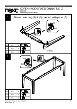 Preview for 7 page of Next COPENHAGEN FIXED 887720 Assembly Instructions Manual