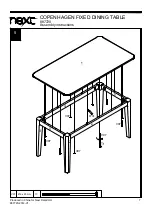 Preview for 8 page of Next COPENHAGEN FIXED 887720 Assembly Instructions Manual