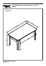 Preview for 9 page of Next COPENHAGEN FIXED 887720 Assembly Instructions Manual