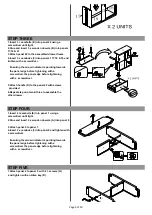 Preview for 3 page of Next Corsica Console Bookcase Assembly Instructions Manual