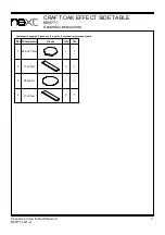 Preview for 4 page of Next CRAFT OAK EFFECT SIDE TABLE M50771 Assembly Instructions Manual