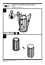 Preview for 8 page of Next CRAFT OAK EFFECT SIDE TABLE M50771 Assembly Instructions Manual