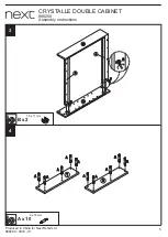 Предварительный просмотр 7 страницы Next CRYSTALLE DOUBLE CABINET Assembly Instructions Manual