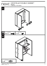 Предварительный просмотр 11 страницы Next CRYSTALLE DOUBLE CABINET Assembly Instructions Manual