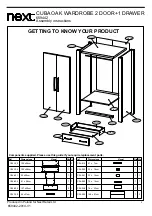 Предварительный просмотр 3 страницы Next CUBA 659442 Assembly Instructions Manual