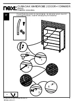 Предварительный просмотр 19 страницы Next CUBA 659442 Assembly Instructions Manual