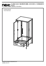 Предварительный просмотр 20 страницы Next CUBA 659442 Assembly Instructions Manual