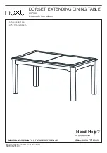 Preview for 1 page of Next DORSET 697906 Assembly Instructions Manual