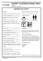 Preview for 2 page of Next DORSET 697906 Assembly Instructions Manual