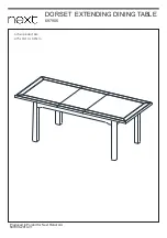 Preview for 12 page of Next DORSET 697906 Assembly Instructions Manual