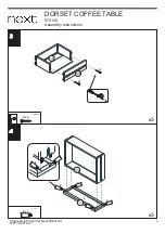 Предварительный просмотр 6 страницы Next DORSET COFFEE TABLE Assembly Instructions Manual