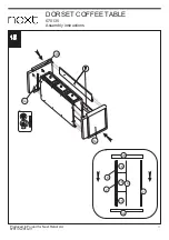 Предварительный просмотр 12 страницы Next DORSET COFFEE TABLE Assembly Instructions Manual