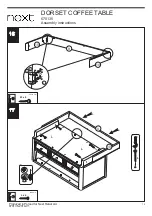 Предварительный просмотр 13 страницы Next DORSET COFFEE TABLE Assembly Instructions Manual