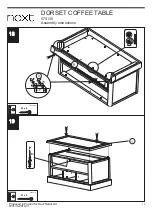 Предварительный просмотр 14 страницы Next DORSET COFFEE TABLE Assembly Instructions Manual