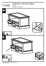 Предварительный просмотр 15 страницы Next DORSET COFFEE TABLE Assembly Instructions Manual