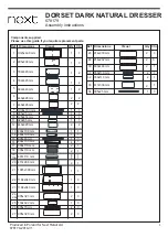 Предварительный просмотр 4 страницы Next DORSET DARK NATURAL DRESSER 678179 Assembly Instructions Manual