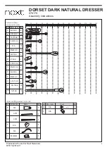 Предварительный просмотр 5 страницы Next DORSET DARK NATURAL DRESSER 678179 Assembly Instructions Manual