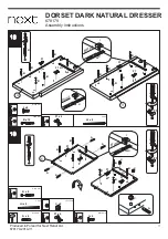 Предварительный просмотр 12 страницы Next DORSET DARK NATURAL DRESSER 678179 Assembly Instructions Manual