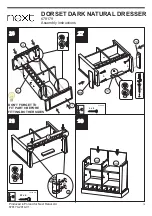 Предварительный просмотр 15 страницы Next DORSET DARK NATURAL DRESSER 678179 Assembly Instructions Manual