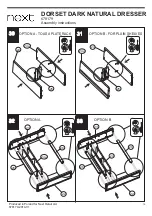 Предварительный просмотр 16 страницы Next DORSET DARK NATURAL DRESSER 678179 Assembly Instructions Manual