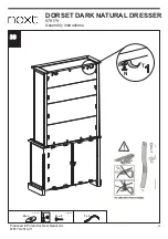 Предварительный просмотр 21 страницы Next DORSET DARK NATURAL DRESSER 678179 Assembly Instructions Manual