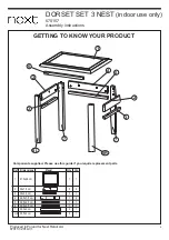 Предварительный просмотр 3 страницы Next DORSET SET 3 NEST 670157 Assembly Instructions Manual