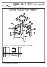 Предварительный просмотр 5 страницы Next DORSET SET 3 NEST 670157 Assembly Instructions Manual