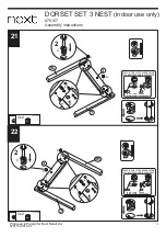 Предварительный просмотр 12 страницы Next DORSET SET 3 NEST 670157 Assembly Instructions Manual