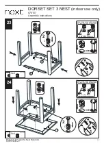 Предварительный просмотр 13 страницы Next DORSET SET 3 NEST 670157 Assembly Instructions Manual