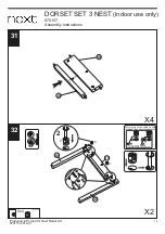 Предварительный просмотр 16 страницы Next DORSET SET 3 NEST 670157 Assembly Instructions Manual