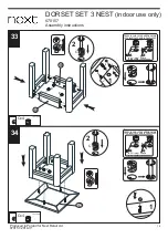 Предварительный просмотр 17 страницы Next DORSET SET 3 NEST 670157 Assembly Instructions Manual