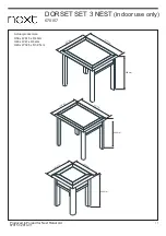 Предварительный просмотр 18 страницы Next DORSET SET 3 NEST 670157 Assembly Instructions Manual