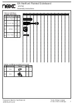 Preview for 7 page of Next EA Hartford Painted Sideboard 453740 Assembly Instructions Manual