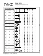 Preview for 4 page of Next ELISE BED Assembly Instructions Manual