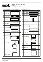 Preview for 4 page of Next ELLA 846827 Assembly Instructions Manual