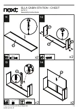 Preview for 11 page of Next ELLA CABIN STATION 847613 Assembly Instructions Manual