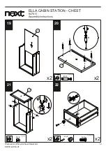 Preview for 13 page of Next ELLA CABIN STATION 847613 Assembly Instructions Manual