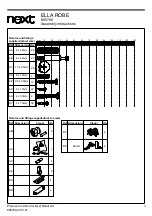 Предварительный просмотр 4 страницы Next ELLA ROBE 895780 Assembly Instructions Manual