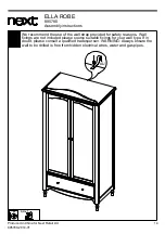 Предварительный просмотр 16 страницы Next ELLA ROBE 895780 Assembly Instructions Manual