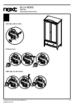 Предварительный просмотр 17 страницы Next ELLA ROBE 895780 Assembly Instructions Manual